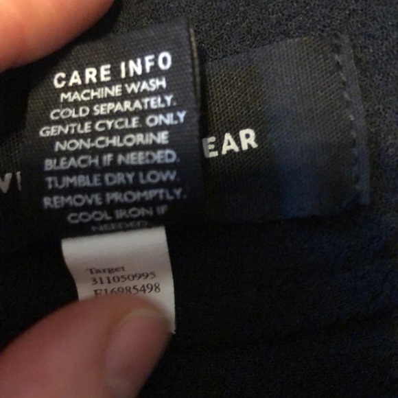 Who what wear black wrap skirt - Picture 3 of 4